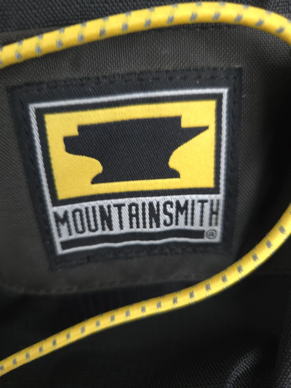 Mountainsmith Tour TLS Lumbar Pack Black Yellow Outdoor Gorpcore Hiking